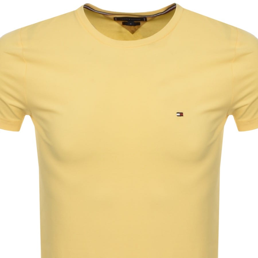 Alternative Image for ProductTommy Hilfiger Slim Fit Logo T Shirt Yellow2